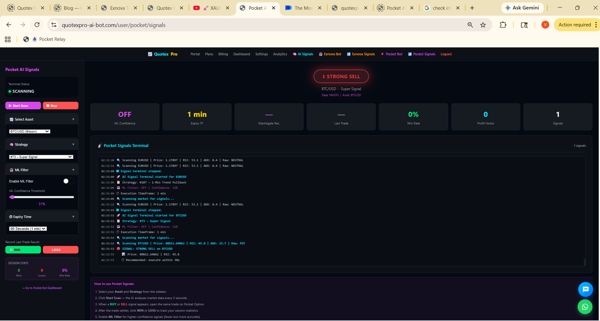 Pocket Option AI Signals