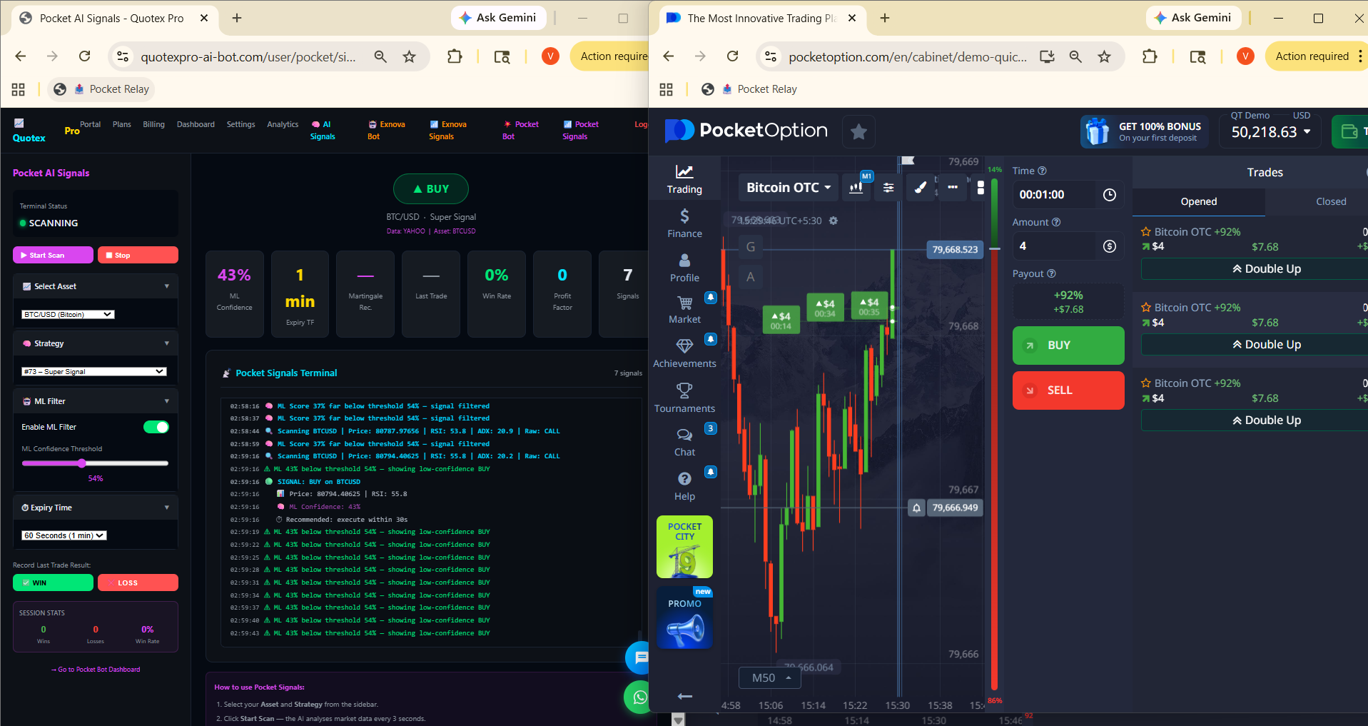 Pocket Option Signal Terminal