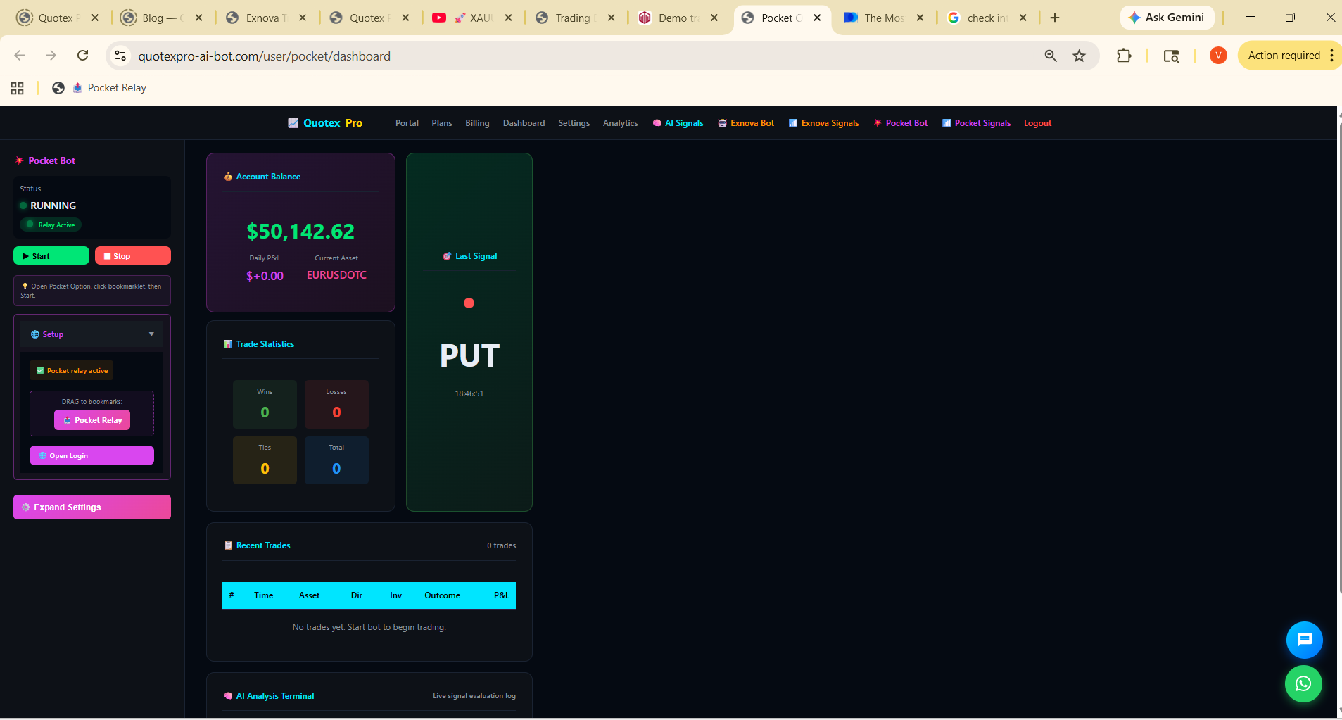 Pocket Option Web Bot
